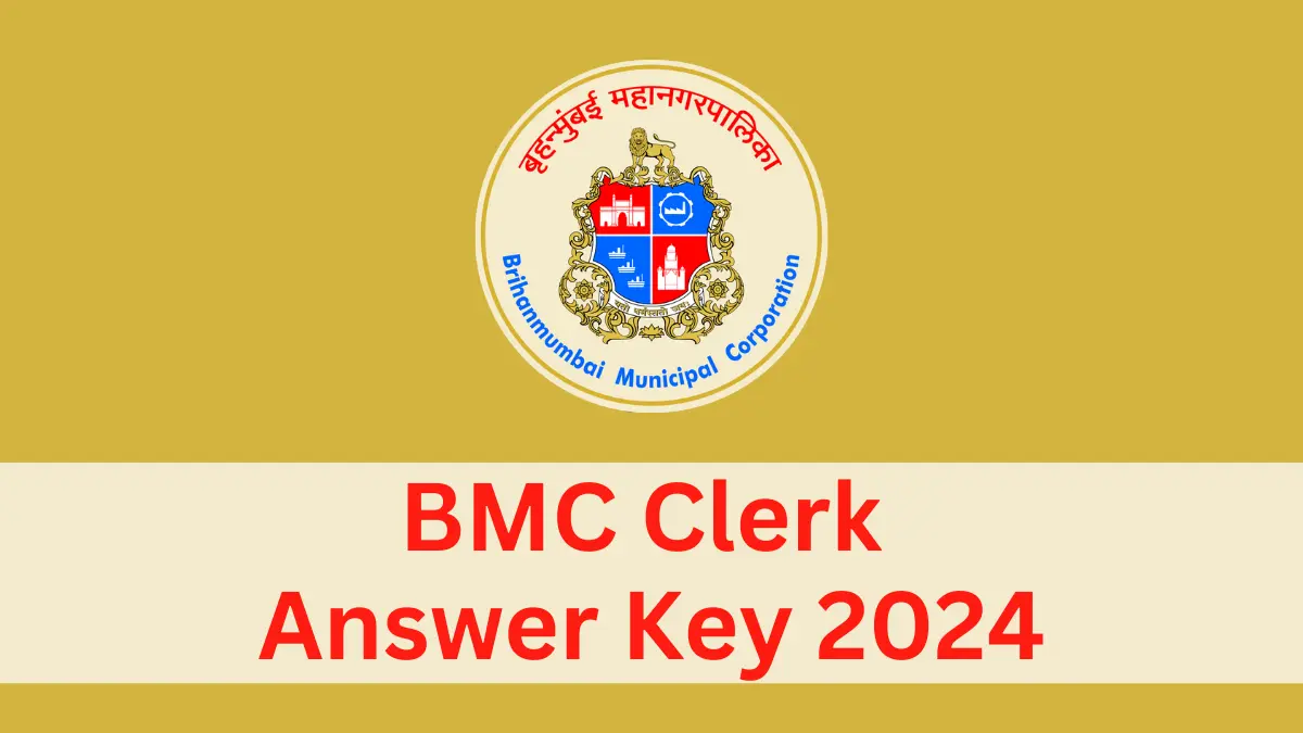 BMC Clerk Answer Key 2024