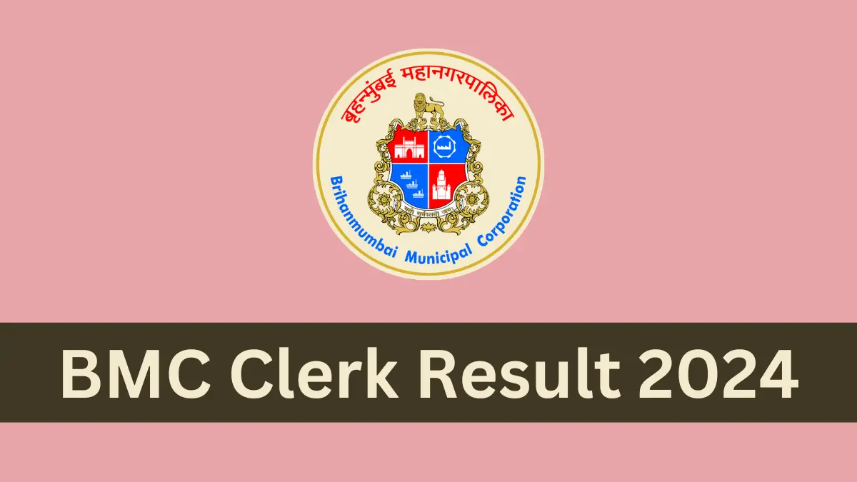 BMC Clerk Result 2024