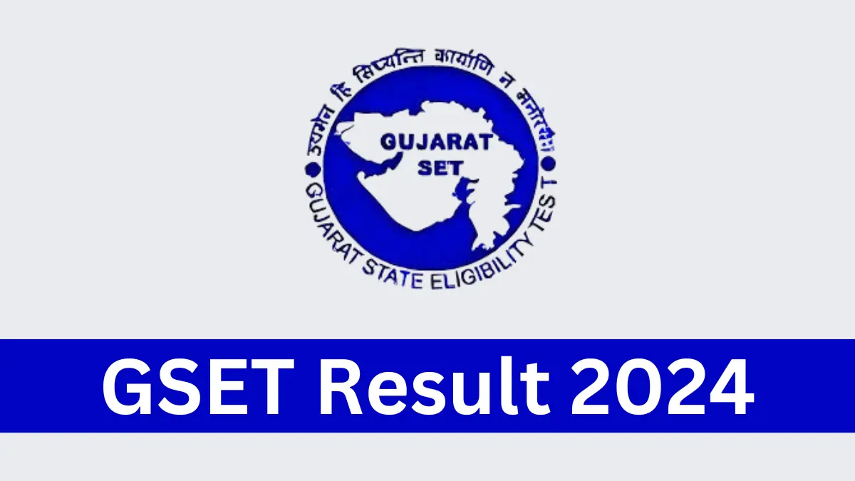 GSET Result 2024