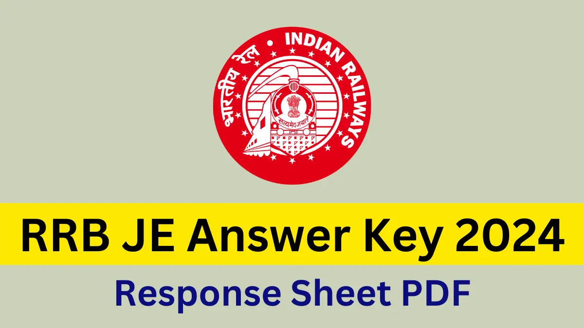 RRB JE Answer Key 2024