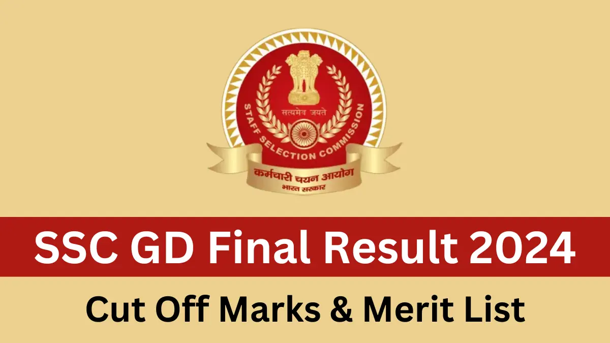 SSC GD Final Result 2024