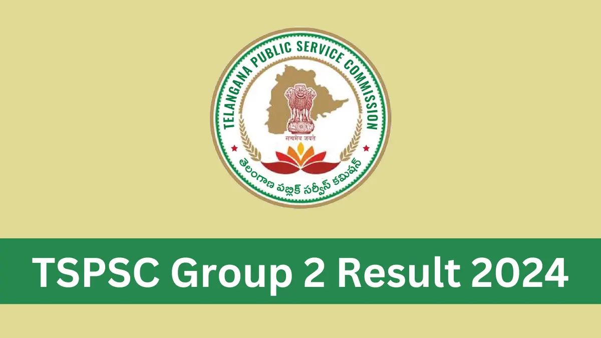 TSPSC Group 2 Result 2024