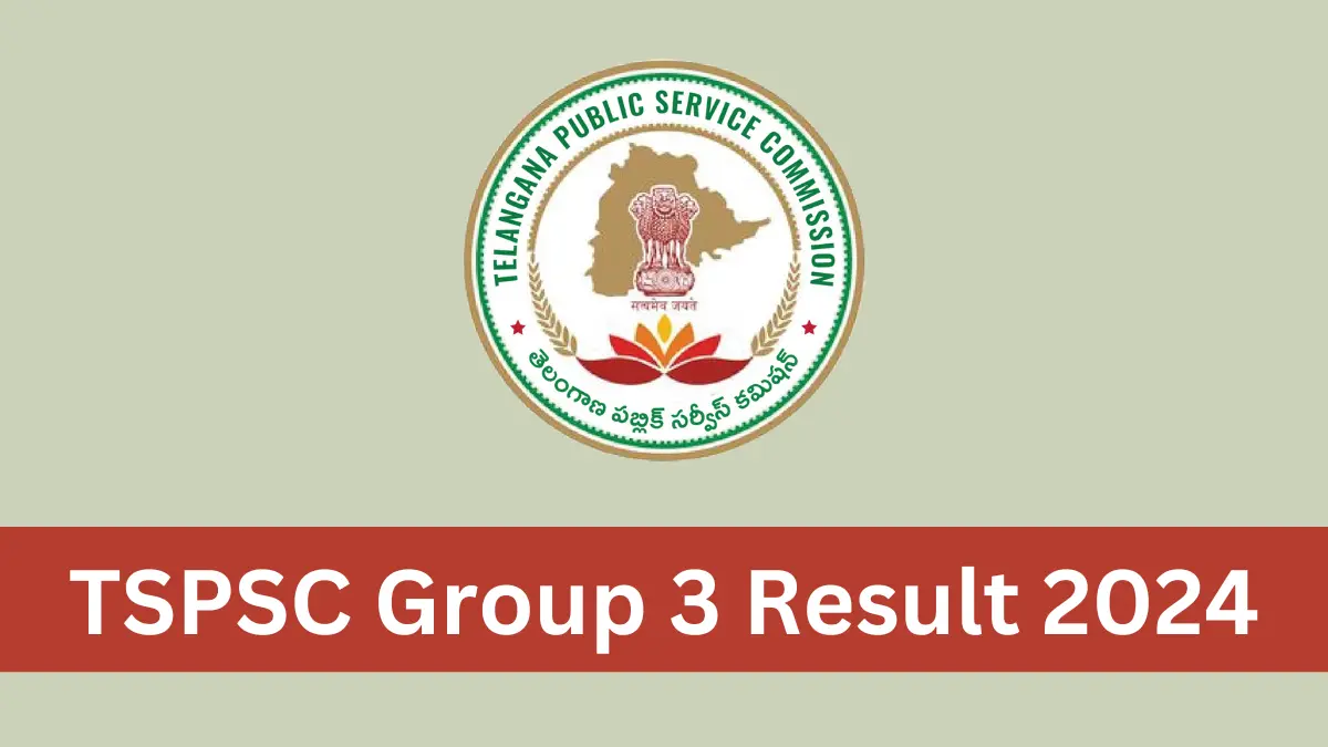 TSPSC Group 3 Result 2024