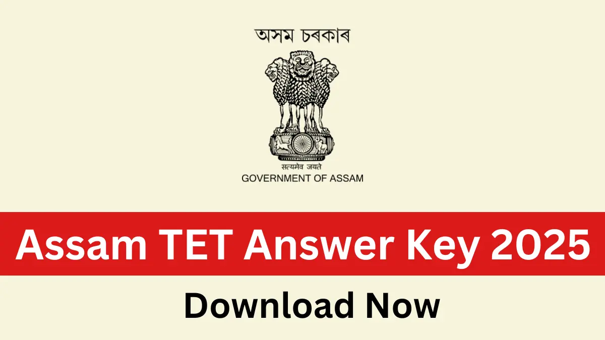 Assam TET Answer Key 2025