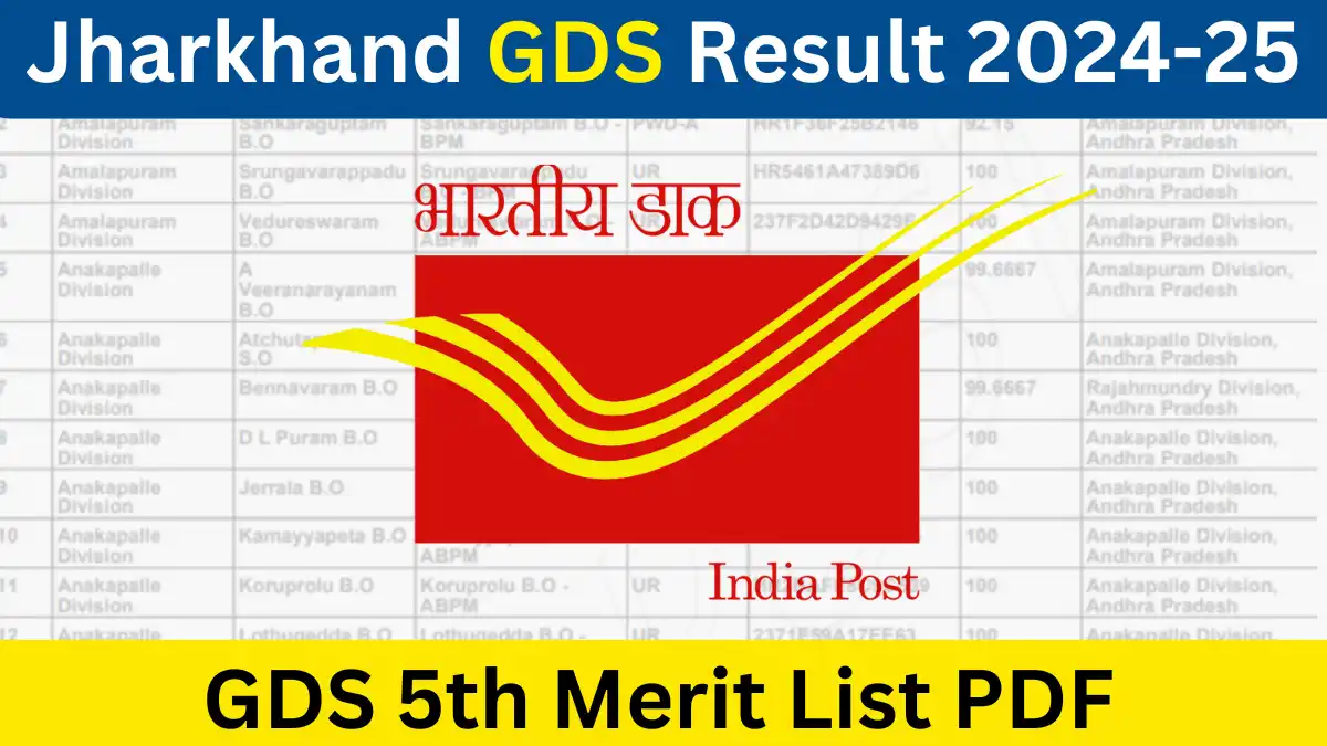 Jharkhand GDS Result 2024-25