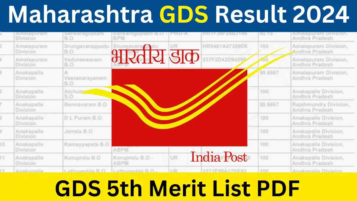 Maharashtra GDS Result 2024