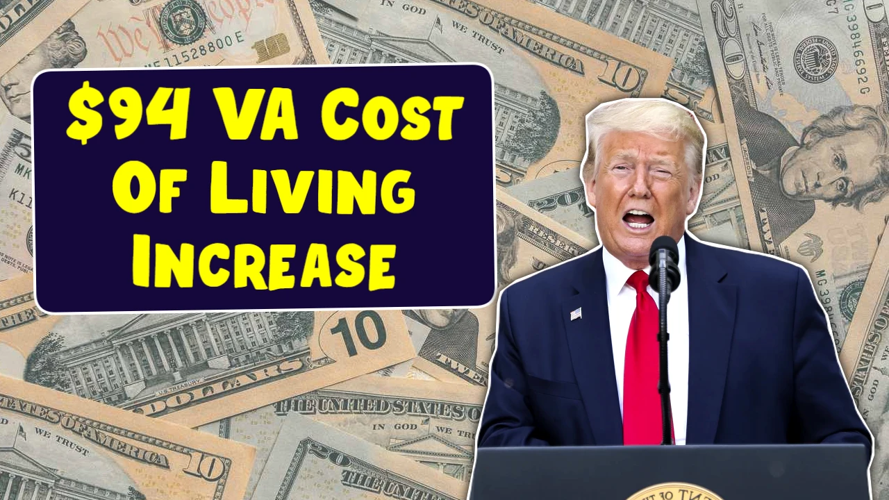 $94 VA Cost Of Living Increase