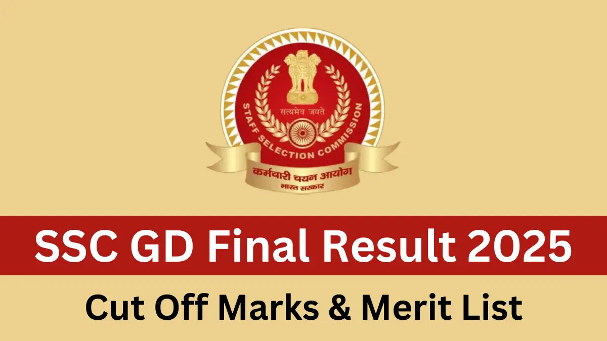 SSC GD Final Result 2025